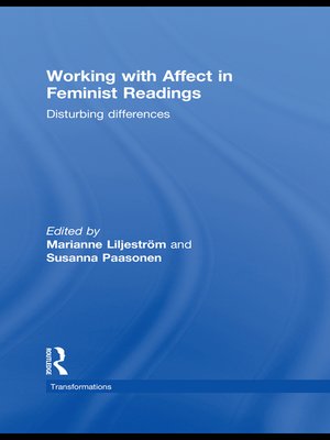 cover image of Working with Affect in Feminist Readings